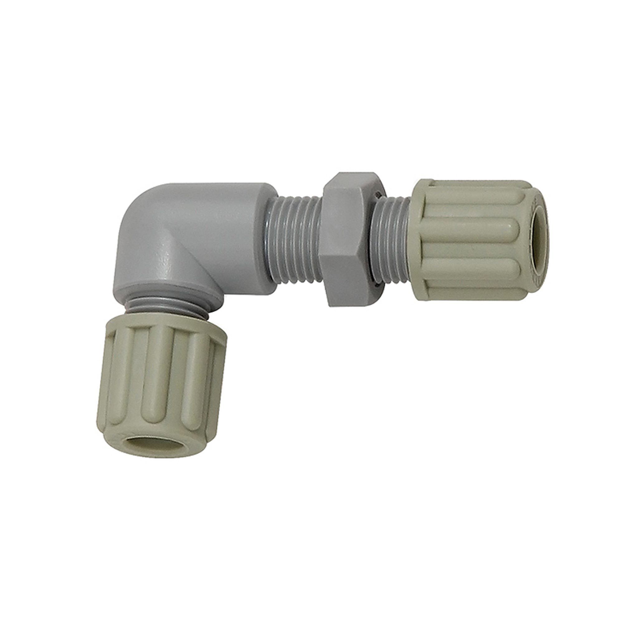 Winkel-Schottverbindung, M16x1,5, für Schlauch 8/10 mm, SW 22, PA - bei HUG Technik ✓