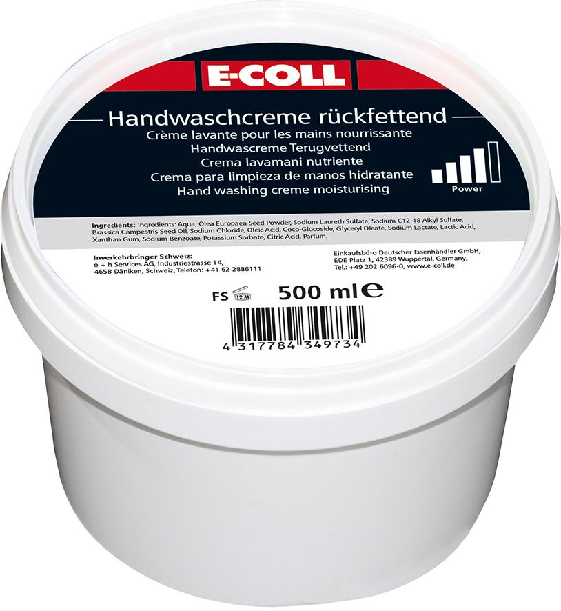 E-COLL Handwaschcreme rückfettend - kommt direkt von HUG Technik 😊
