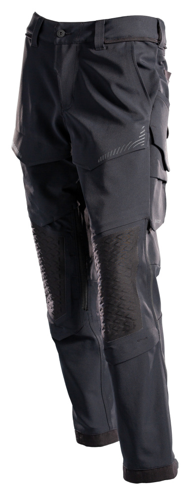 MASCOT® CUSTOMIZED Hose mit Knietaschen  Gr. 76/C44, schwarz - bei HUG Technik ♡