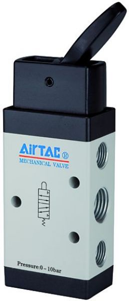 5/2-Wegeventil, manuell betätigt »M5«, Kipphebel, bistabil, G 1/4 - kommt direkt von HUG Technik 😊
