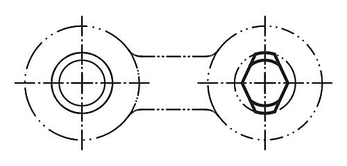 Anwendungsbild Positionsstift freigefräst D1=10 Werkzeugstahl, brüniert, geschliffen, D2=7 - K0354.07 - erhältlich bei ✭ HUG Technik ✓