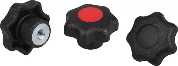 Sterngriff schwarz M 8 40 mm - K0155.208 - direkt bei HUG Technik ✓