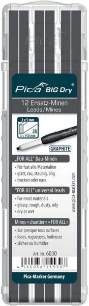 Pica Ersatzminenset FOR ALL Bau Minen Graphit - erhältlich bei ♡ HUG Technik ✓ Pica Ersatzminenset FOR ALL Bau Minen Graphit - erhältlich bei ♡ HUG Technik ✓