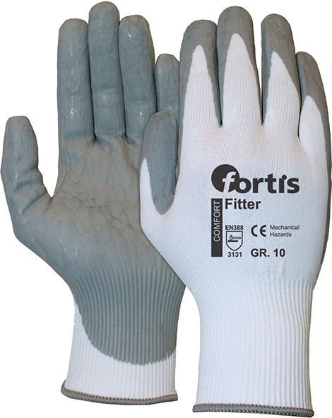 FORTIS Handschuh Fitter Foam, weiss-grau - bei HUG Technik ✓