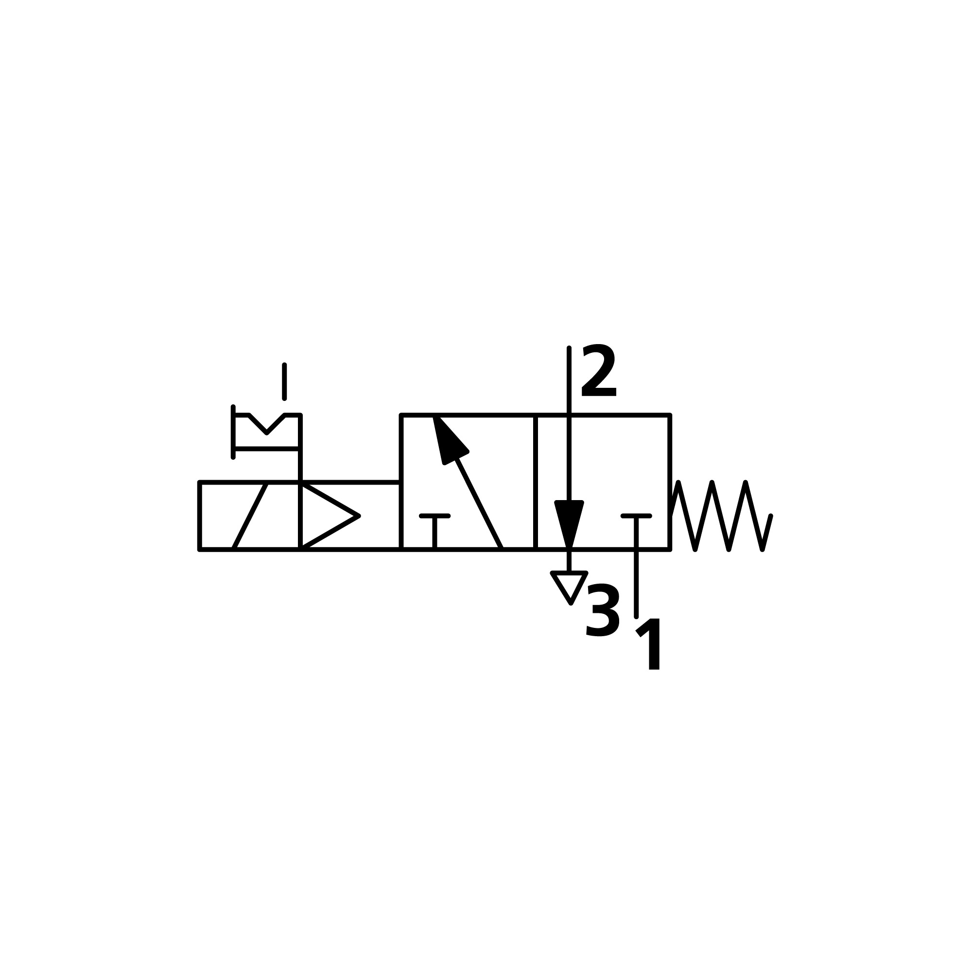 3/2-Wegeventil »BASIC«, elektropneumatisch, monostabil, G 1/8, NC - bei HUG Technik ♡