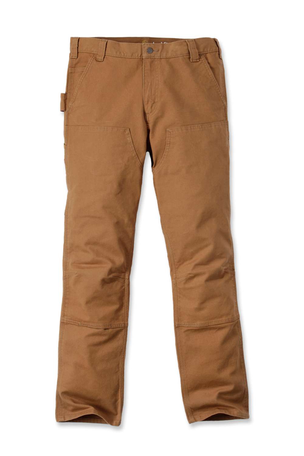 carhartt® Herren Hose »STRETCH DUCK DOUBLE FRONT« carhartt® brown Flach  - direkt von HUG Technik ✓