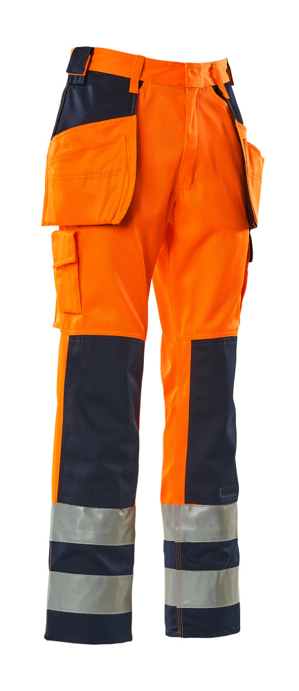 MASCOT® SAFE COMPETE Hose mit Hängetaschen »Almas« Gr. 82/C44, hi-vis orange/marine - gibt’s bei HUG Technik ✓