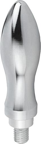 Ballengriff drehbar M06, Form: E Stahl, DIN98, Komp: Stahl, L1=49 - K0168.0616055 - bei HUG Technik ✭