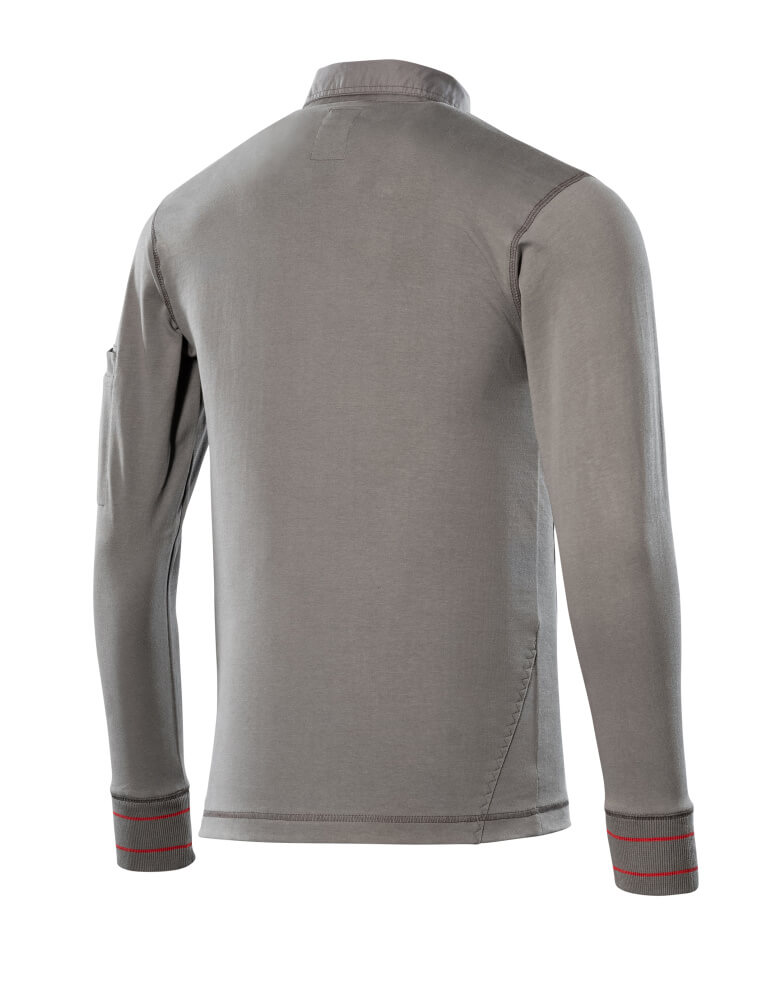 MASCOT® FRONTLINE Polo-Sweatshirt »Ios« Gr. 2XL, hellanthrazit - direkt von HUG Technik ✓