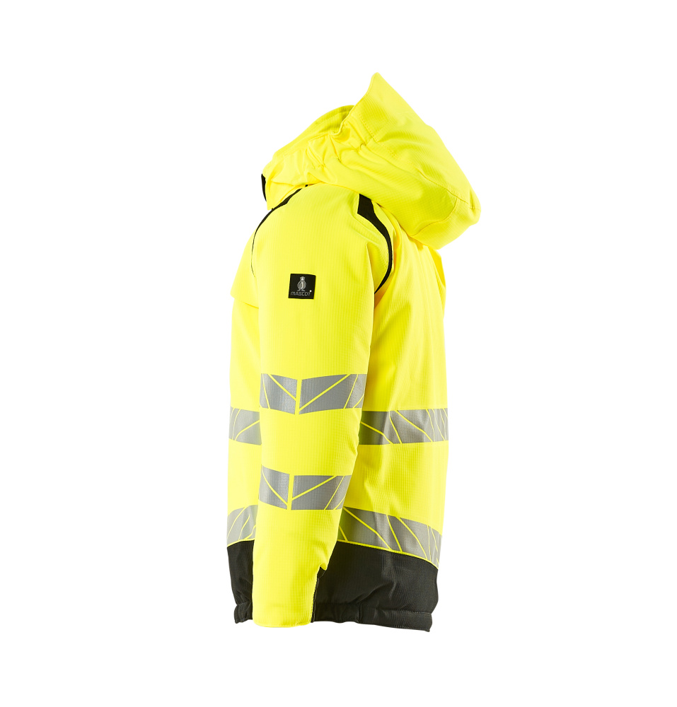 MASCOT® ACCELERATE SAFE Winterjacke für Kinder  Gr. 104, hi-vis gelb/schwarz - kommt direkt von HUG Technik 😊