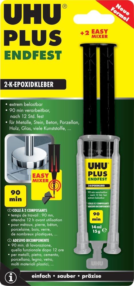 UHU® 2-Komponentenepoxidkleber PLUS ENDFEST 300 - bei HUG Technik ☆