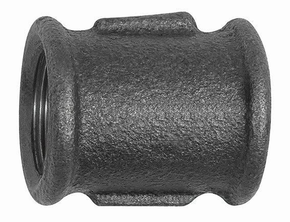 Muffe 270, IG Rp/Rp 1/4, Temperguss, schwarz - direkt von HUG Technik ✓