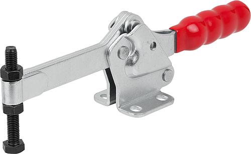 Schnellspanner Standard Stahl, Fuß waagrecht, Komp: Kunststoff, Komp: rot - K1435.01400 - gibt’s bei HUG Technik ✓