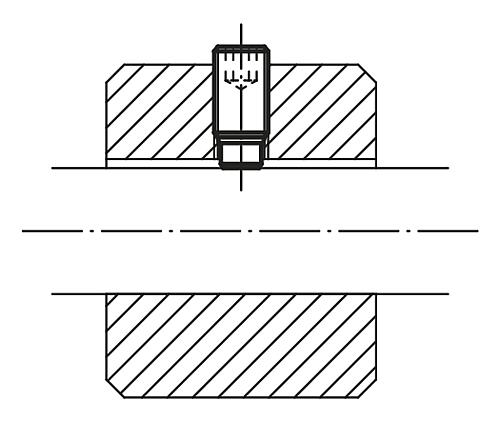 Anwendungsbild Druckschraube M04X10,5 Stahl, Komp:Messing - K0389.04X105 - direkt bei HUG Technik ✓