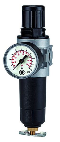 Filterregler »multifix-mini«, Metallbehälter, G 1/8, 0,5 - 10 bar - direkt bei HUG Technik ✓