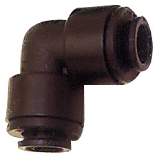 Winkelverbinder POM, für Schlauch-Außen-Ø 6 mm - erhältlich bei ☆ HUG Technik ✓