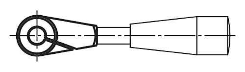 Klemmnabe M08 Vergütungsstahl, D=10 - K0376.0810 - gibt’s bei HUG Technik ✓