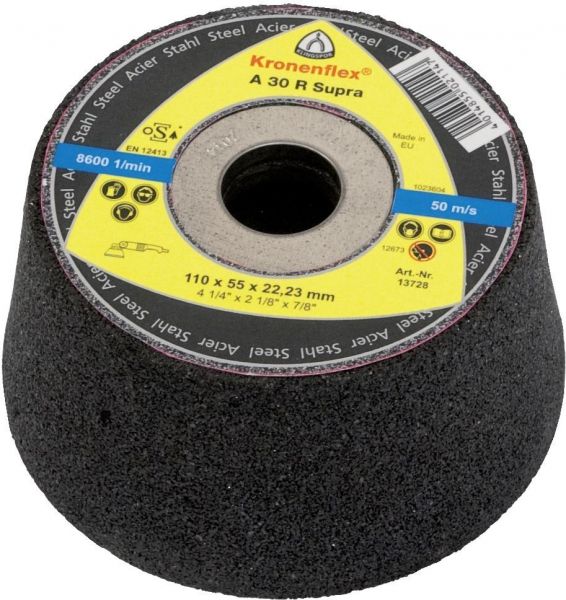 KLINGSPOR Schleiftopf A30R Supra 110x55 mm - bei HUG Technik ✭ KLINGSPOR Schleiftopf A30R Supra 110x55 mm - bei HUG Technik ✭