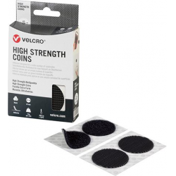 VELCRO® Klettband High Strength Fastener Punkt Durchmesser 45mm, schwarz, 6 Stück - bekommst Du bei HUG Technik ♡