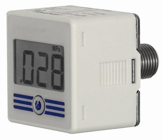 Digital-Manometer mit Hintergrundbeleuchtung, 0- 10 bar, R 1/4 AG - bei HUG Technik ✭