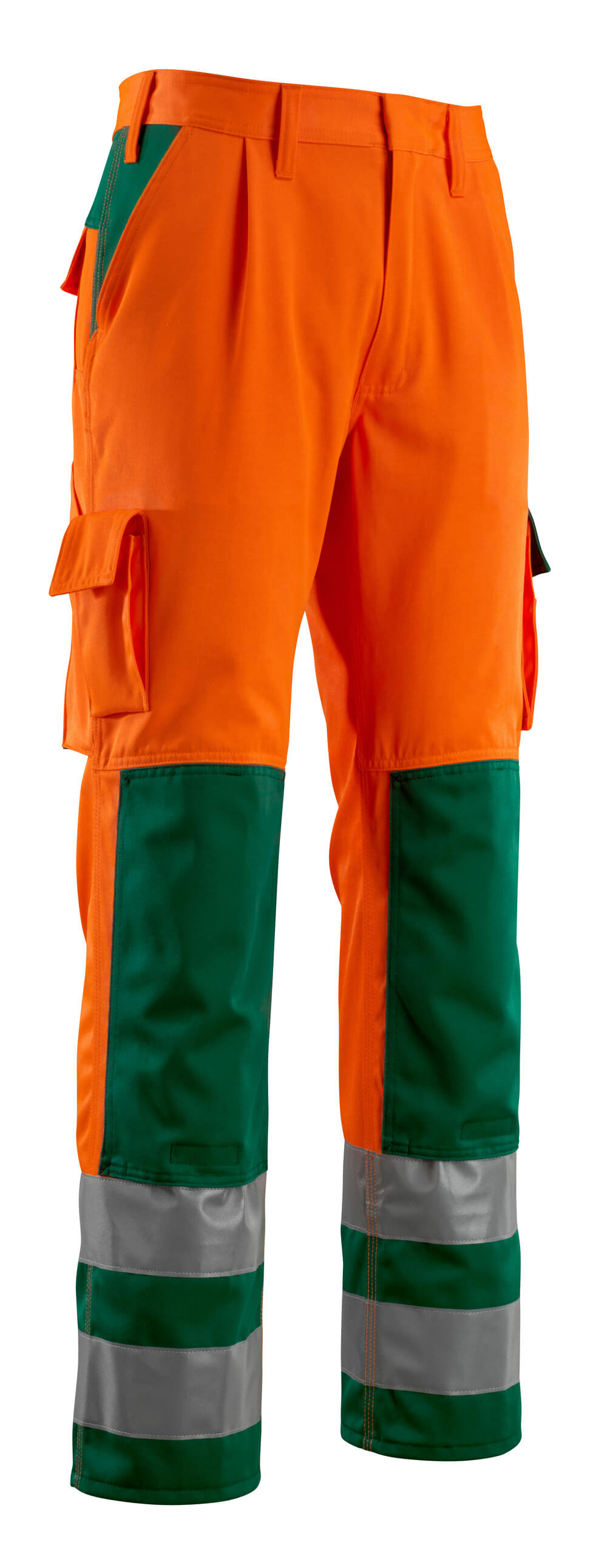 MASCOT® SAFE COMPETE Hose mit Knietaschen »Olinda« Gr. 76/C44, hi-vis orange/grün - jetzt NEU bei HUG Technik  😊