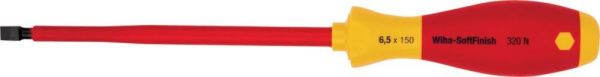 Wiha® Schraubendreher Schlitz 320N VDE Kunststoff Rundgriff 10x1,6x200mm - erhältlich bei ♡ HUG Technik ✓