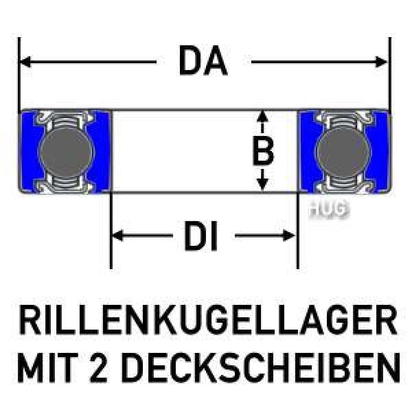Kugellager 61822-2Z von NKE Rillenkugellager 110x140x16 mm - erhältlich bei ♡ HUG Technik ✓