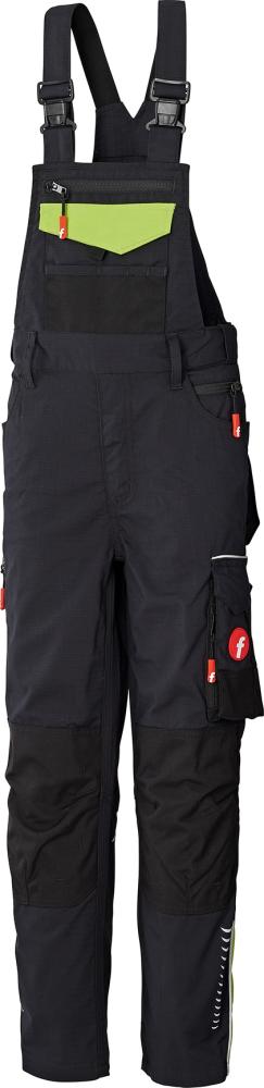 FORTIS Kids-Latzh. Performance schwarz-lime Gr. 98-104