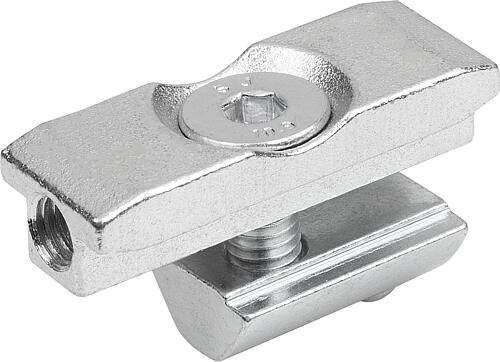 Nutenstein Direktverbinder Typ I, Nb=8, Stahl verzinkt - K2016.0806
