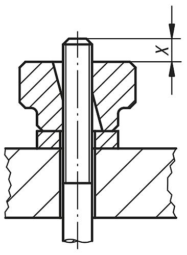 Rändelmutter mit Schnellspannfunktion M05 Vergütungsstahl - K0139.05 - bekommst Du bei ★ HUG Technik ✓
