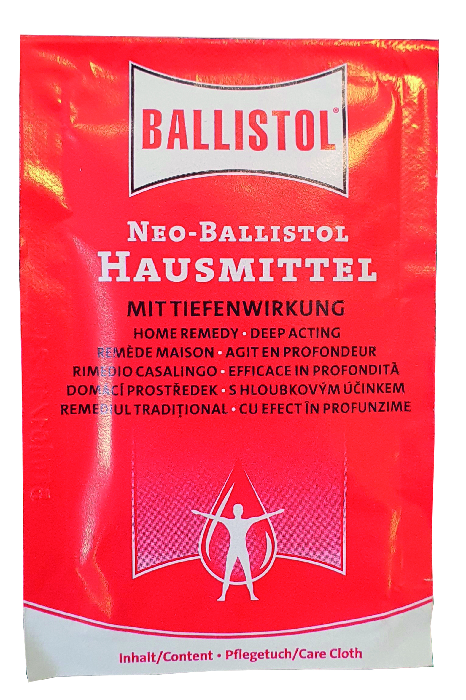 Neo-Ballistol Hausmittel Pflegetuch Verpackung