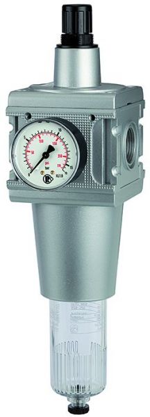 Filterregler »multifix« PC-Behälter, Manometer, BG 5, G 1, 0,1 - 3 bar, HA - erhältlich bei ✭ HUG Technik ✓