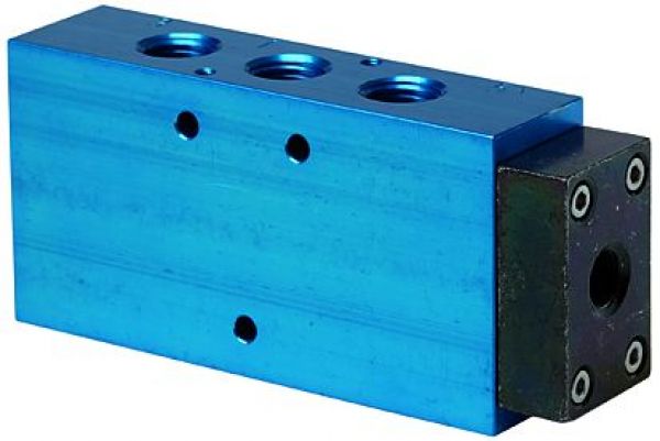5/2-Wegeventil, einseitig pneumatisch, monostabil, G 1/2, DN 15 - bei HUG Technik ✭