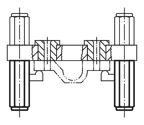 Vorrichtungsfuß mit Gewindezapfen D=11 H=100 Vergütungsstahl, SW=17 - K0300.10X100 - bekommst Du bei ★ HUG Technik ✓