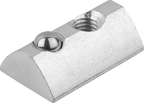 Nutenstein einschwenkbar M04 B=13,7, Form:B Stahl, Typ I - K1023.0804 - bei HUG Technik ☆