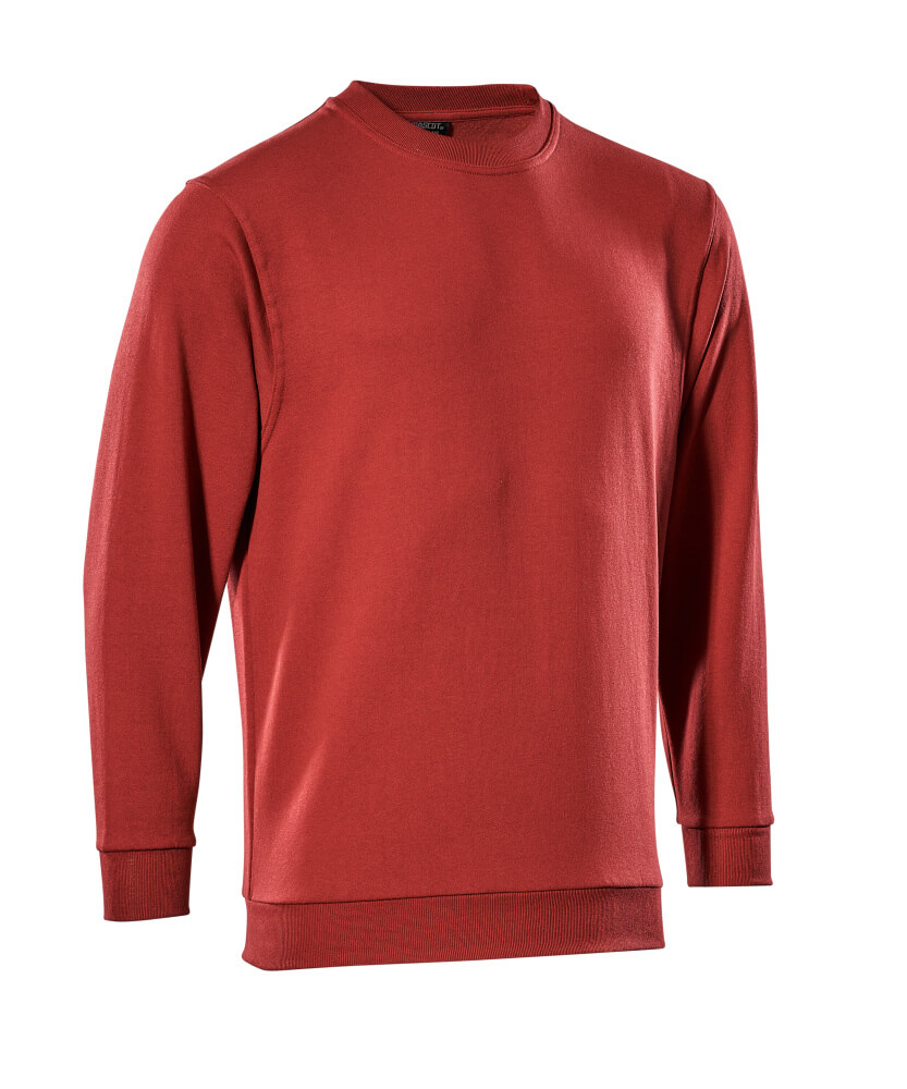 MASCOT® CROSSOVER Sweatshirt »Caribien« Gr. 2XL, rot - kommt direkt von HUG Technik 😊