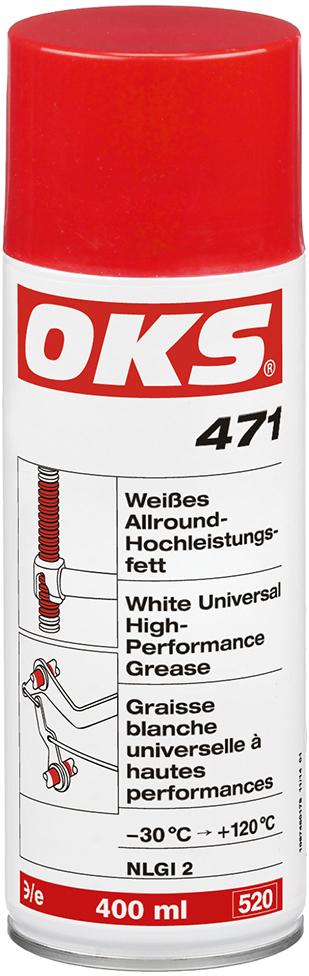 OKS® 471 Hochleistungsfett Spray 400 ml weiß - bei HUG Technik ☆