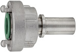 Storz-Kupplung, Stutzen, Schaleneinband, Messing, Größe 25-D, LW 19, Aluminium - erhältlich bei ♡ HUG Technik ✓