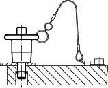 Kugelsperrbolzen Edelstahl, selbstsichernd, D1=10, L=30 - K0364.3110030 - bei HUG Technik ✭