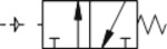 3/2-Wegeventil, pneumatisch, monostabil, G 1/2, NC - bekommst Du bei ★ HUG Technik ✓