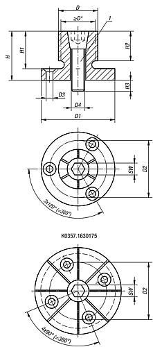 Spanndorn Baustahl, D =12,2, D=14,2 - K0357.061214 - gibt’s bei HUG Technik ✓