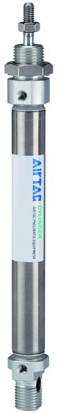 Rundzylinder »MI« doppeltwirkend, Kolben-Ø 16, Hub 175, M5x0,8 - gibt’s bei ☆ HUG Technik ✓