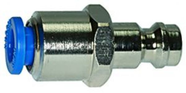 Einstecknippel push-in 8 mm, für Kupplungen NW 5, Messing vernickelt - bekommst Du bei ★ HUG Technik ✓