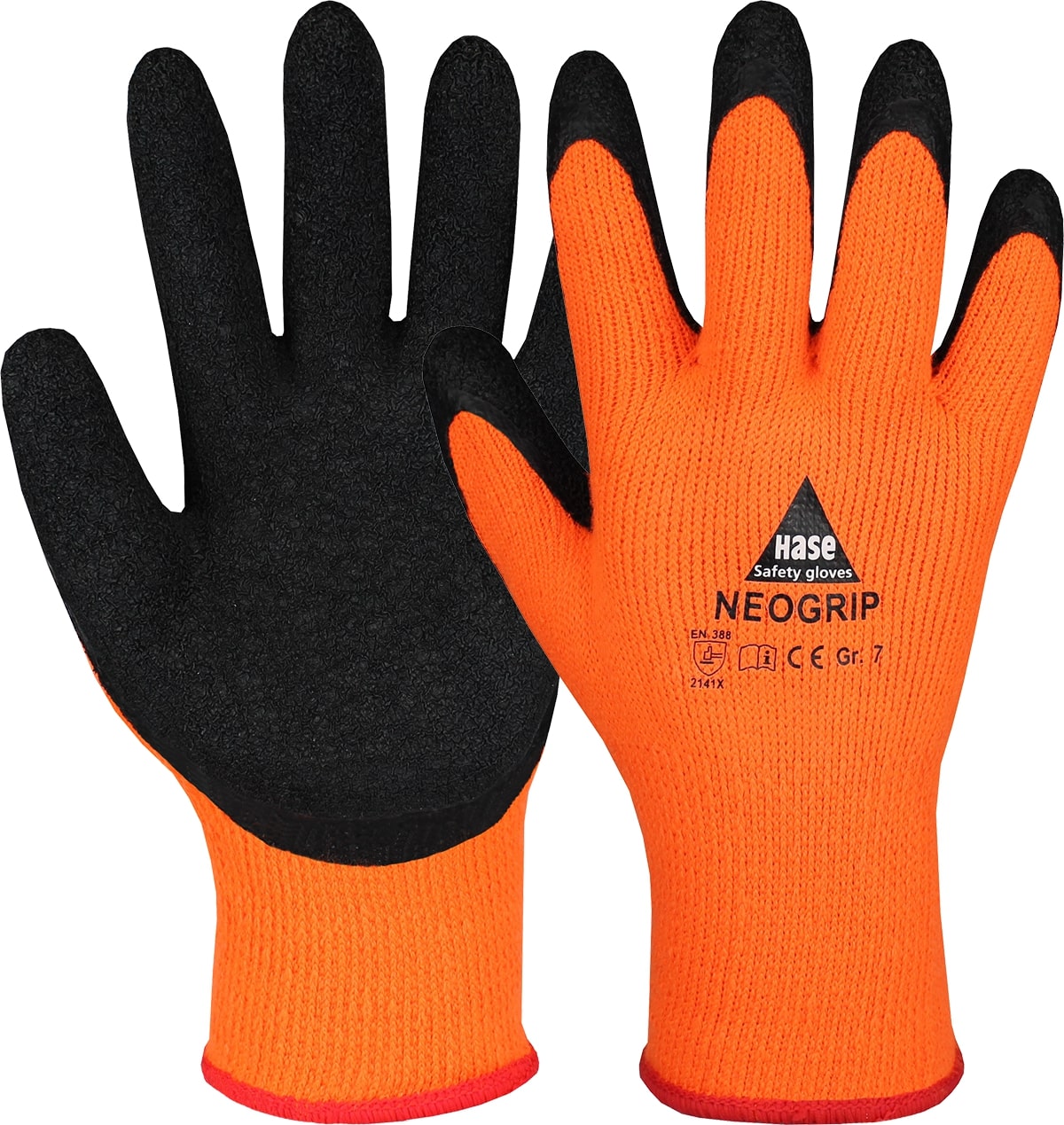 NEOGRIP ORANGE, Montagehandschuh aus Polyacrylstrick/Latex - erhältlich bei ✭ HUG Technik ✓