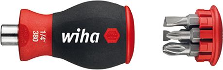 Wiha® Schraubendreher mit Bit Magazin 3801 01 7-teilig - erhältlich bei ♡ HUG Technik ✓