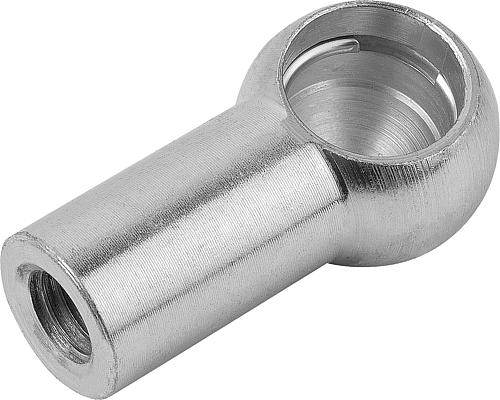 Kugelpfanne für Winkelgelenke M05, Form:A Stahl, D1=8 - K0712.0805 - bekommst Du bei HUG Technik ♡