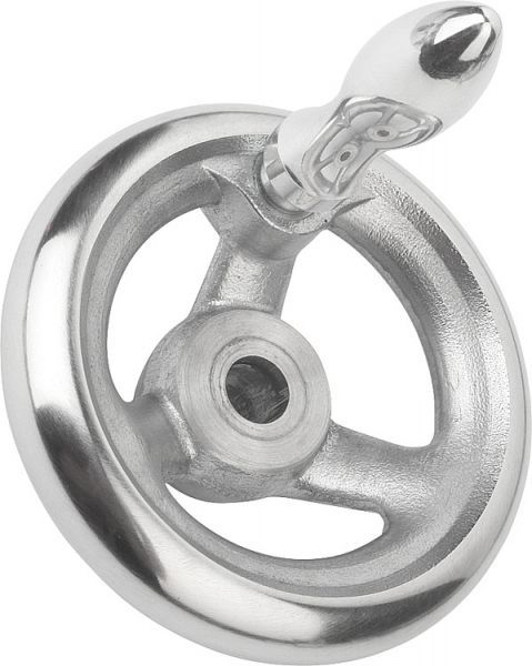 Handrad mit Nut D1=100 Aluminium, Komp: Aluminium, D2=12 - K0160.5100X12 - bekommst Du bei HUG Technik ♡ Handrad mit Nut D1=100 Aluminium, Komp: Aluminium, D2=12 - K0160.5100X12 - bekommst Du bei HUG Technik ♡