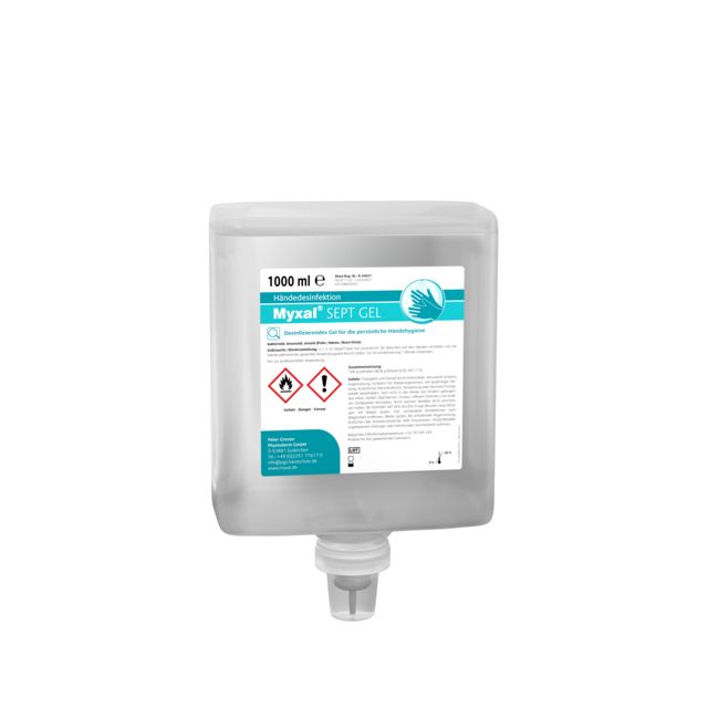 Händedesinfektion MYXAL® SEPT - gibt’s bei ☆ HUG Technik ✓