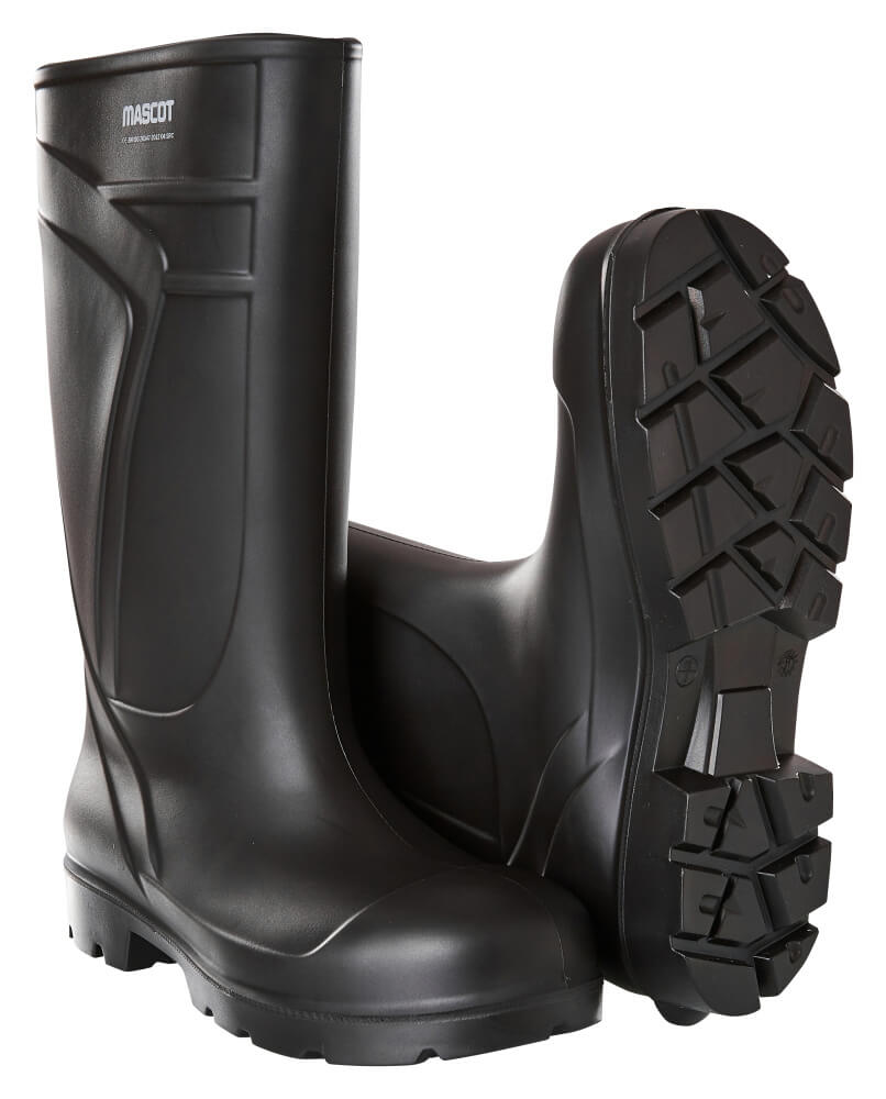 MASCOT® FOOTWEAR COVER PU-Sicherheitsstiefel S1P Gr. 10/38, schwarz - jetzt NEU bei HUG Technik  😊