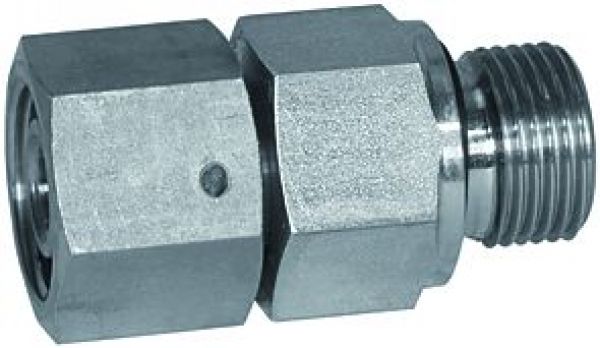Einschraubverschraubung, gerade, einstellbar, Dichtkegel, G 1/2, Mutter-IG M22x1,5, Rohr-Außen-ø 15 mm, Edelstahl - gibt’s bei HUG Technik ✓